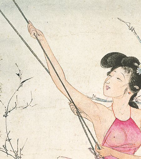 元宝-胡也佛的仕女画和最知名的金瓶梅秘戏图